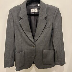 Aritzia Babaton Charcoal Blazer